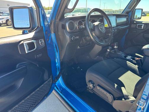 Hydro Blue Pearl Coat 2021 Jeep Wrangler Willys