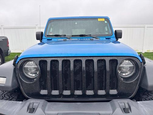 Hydro Blue Pearl Coat 2021 Jeep Wrangler Willys