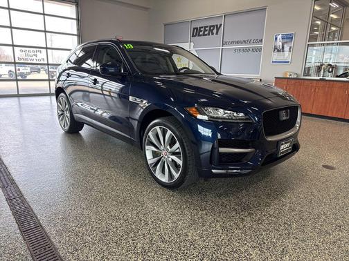 Blue 2019 Jaguar F-PACE 30t R-Sport