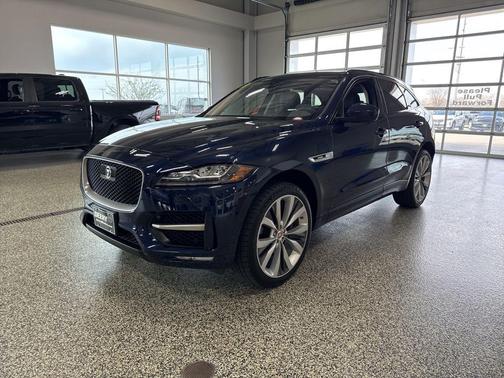 Blue 2019 Jaguar F-PACE 30t R-Sport