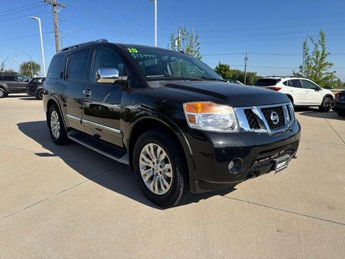 Magnetic Black 2015 Nissan Armada Platinum