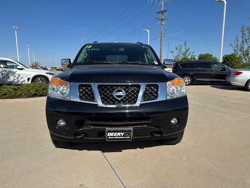 Magnetic Black 2015 Nissan Armada Platinum