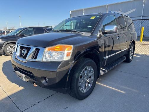 Magnetic Black 2015 Nissan Armada Platinum