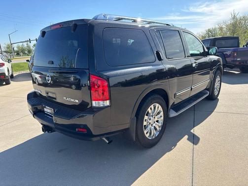 Magnetic Black 2015 Nissan Armada Platinum