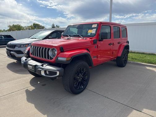 Firecracker Red Clearcoat 2025 Jeep Wrangler 4xe Sahara