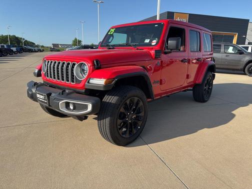 Firecracker Red Clearcoat 2025 Jeep Wrangler 4xe Sahara