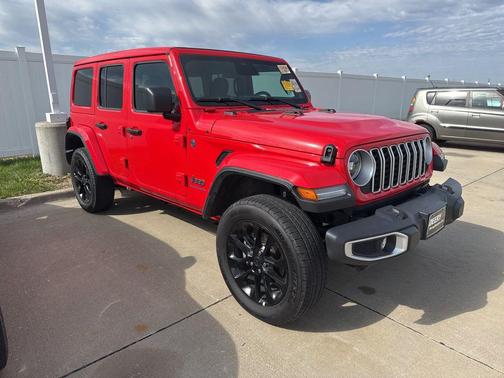 Firecracker Red Clearcoat 2025 Jeep Wrangler 4xe Sahara