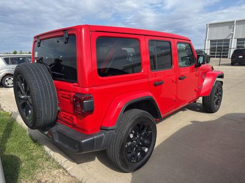 Firecracker Red Clearcoat 2025 Jeep Wrangler 4xe Sahara