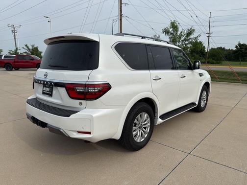 Aspen White Tricoat 2021 Nissan Armada SV