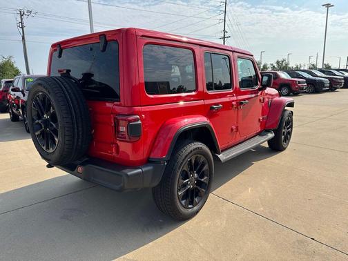 Firecracker Red Clearcoat 2025 Jeep Wrangler 4xe Sahara