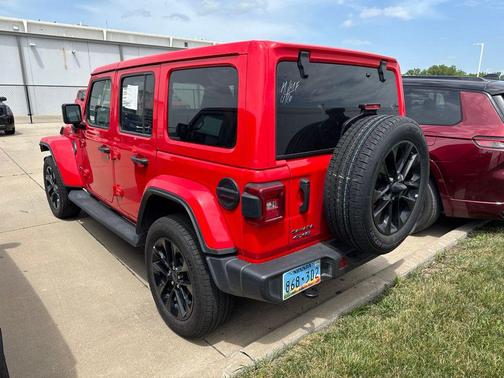 Firecracker Red Clearcoat 2025 Jeep Wrangler 4xe Sahara