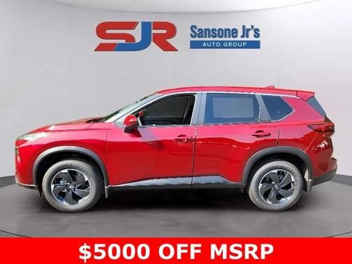 Scarlet Ember 2025 Nissan Rogue SV