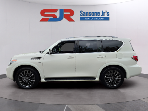 Pearl White Tri-Coat 2020 Nissan Armada Platinum