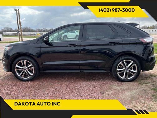 Shadow Black 2017 Ford Edge Sport