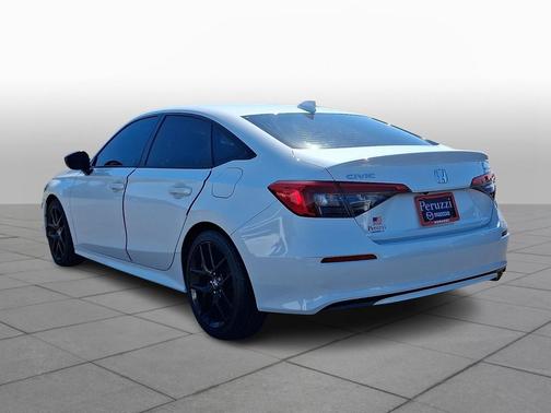Platinum White Pearl 2024 Honda Civic Sport