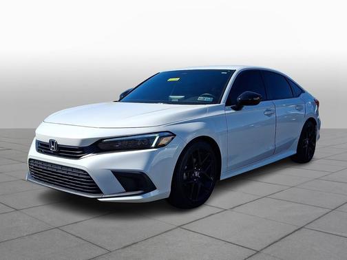 Platinum White Pearl 2024 Honda Civic Sport