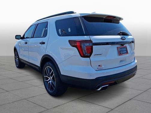 White Platinum Metallic Tri-Coat 2016 Ford Explorer Sport