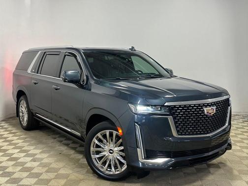Shadow Metallic 2021 Cadillac Escalade ESV Premium Luxury