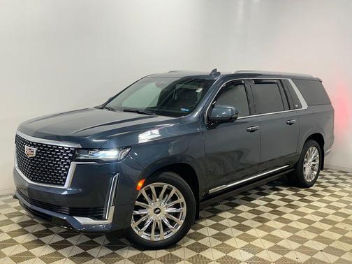 Shadow Metallic 2021 Cadillac Escalade ESV Premium Luxury