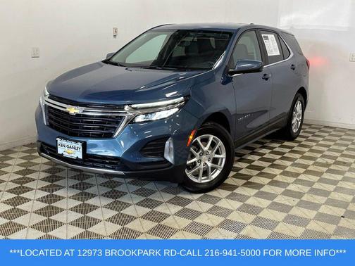 Lakeshore Blue Metallic 2024 Chevrolet Equinox 1LT