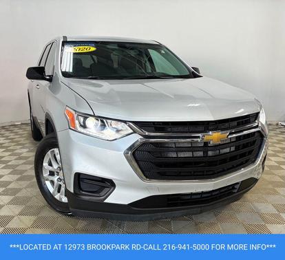 Silver Ice Metallic 2020 Chevrolet Traverse LS