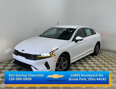 Glacial White Pearl 2021 Kia K5 LXS