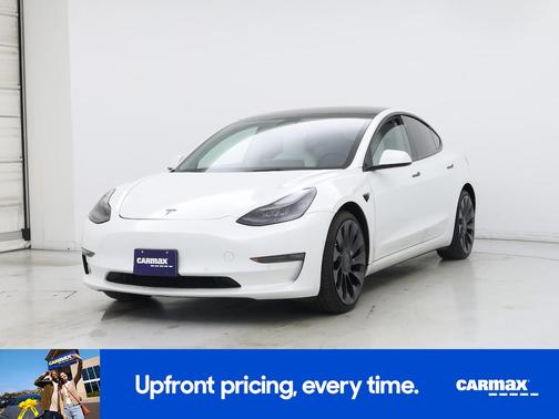 White 2022 Tesla Model 3 Performance