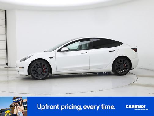 White 2022 Tesla Model 3 Performance