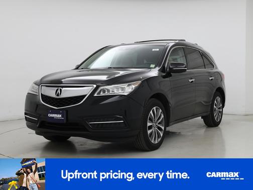 Black 2016 Acura MDX Advance