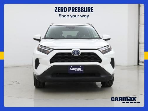 White 2023 Toyota RAV4 Hybrid XLE