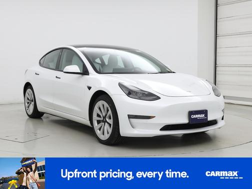 White 2022 Tesla Model 3 Long Range