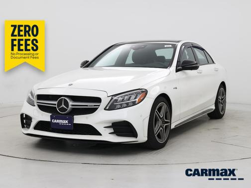 White 2020 Mercedes-Benz AMG C 43