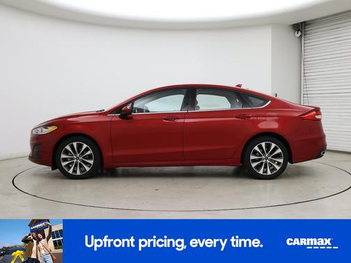 Red 2020 Ford Fusion SE