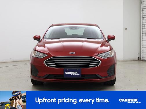 Red 2020 Ford Fusion SE