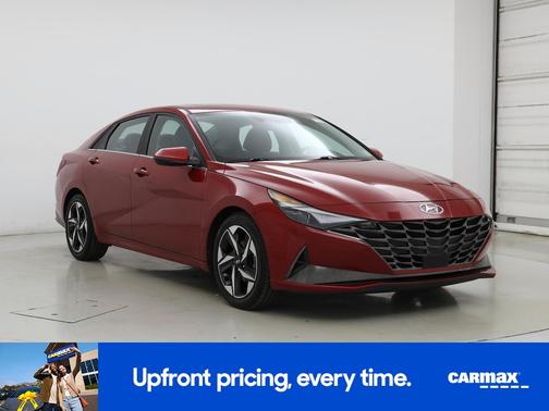 Red 2021 Hyundai ELANTRA Limited