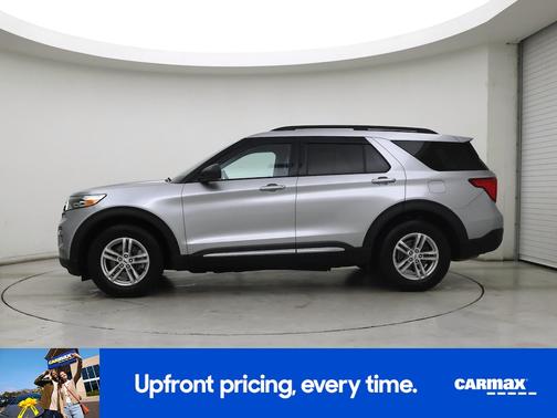 Silver 2021 Ford Explorer XLT