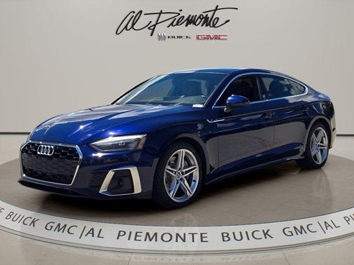 Blue 2021 Audi A5 Sportback 45 S Line Premium
