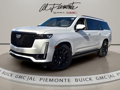 Crystal White Tricoat 2023 Cadillac Escalade ESV Sport Platinum