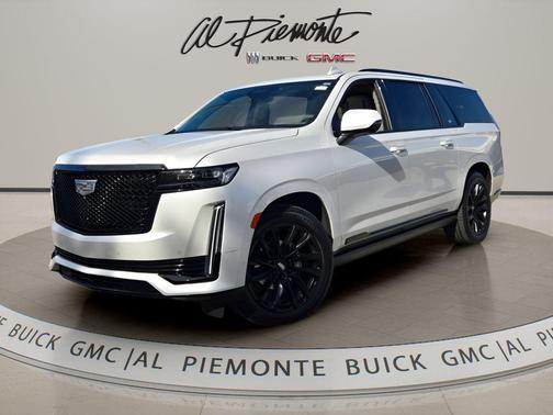 Crystal White Tricoat 2023 Cadillac Escalade ESV Sport Platinum