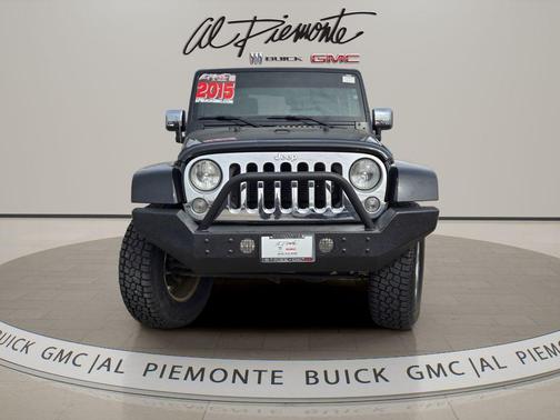 Black Clearcoat 2015 Jeep Wrangler Sahara