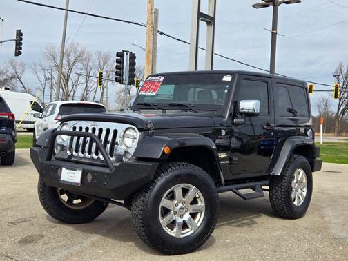 Black Clearcoat 2015 Jeep Wrangler Sahara