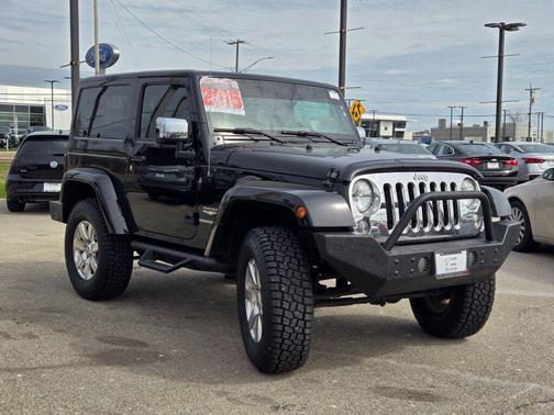 Black Clearcoat 2015 Jeep Wrangler Sahara