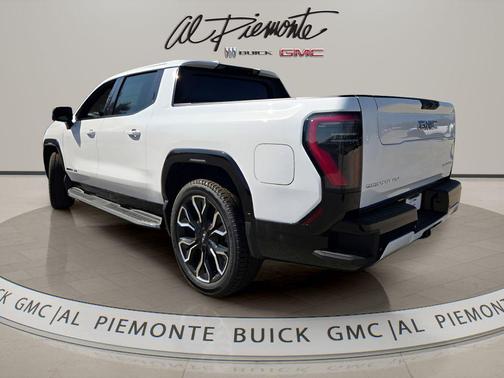 Summit White 2025 GMC Sierra EV Extended Range Denali