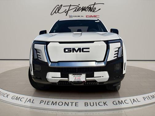 Summit White 2025 GMC Sierra EV Extended Range Denali