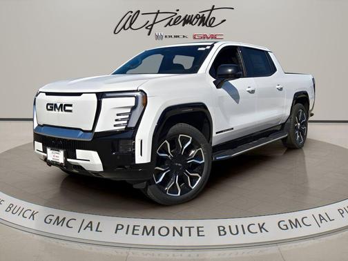 Summit White 2025 GMC Sierra EV Extended Range Denali