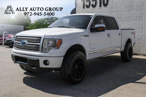 White 2012 Ford F-150 Platinum Pickup 4D 5 1/2 ft