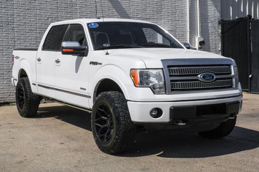 White 2012 Ford F-150 Platinum Pickup 4D 5 1/2 ft