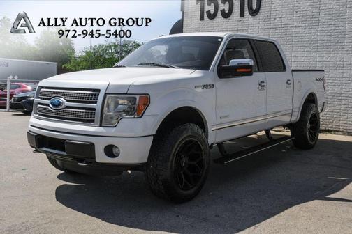 White 2012 Ford F-150 Platinum Pickup 4D 5 1/2 ft