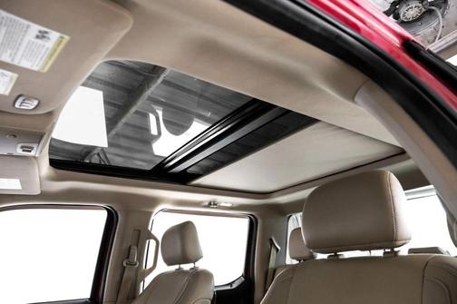 Red 2015 Ford F-150 Lariat