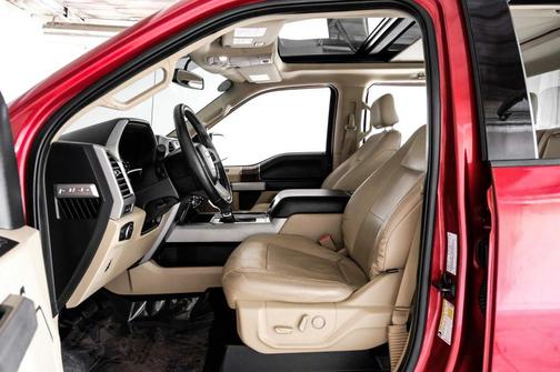 Red 2015 Ford F-150 Lariat